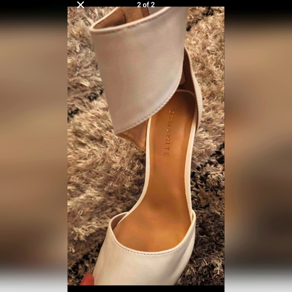 Dynamite Cream Heels - Picture 2 of 2